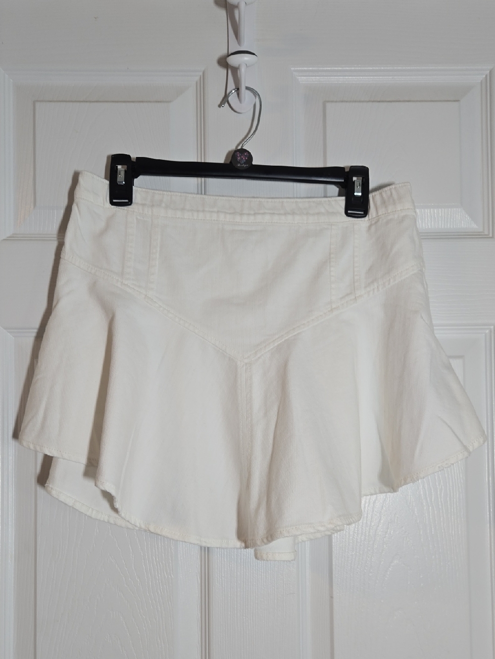 Aerie White Flounce Skirt Size Medium